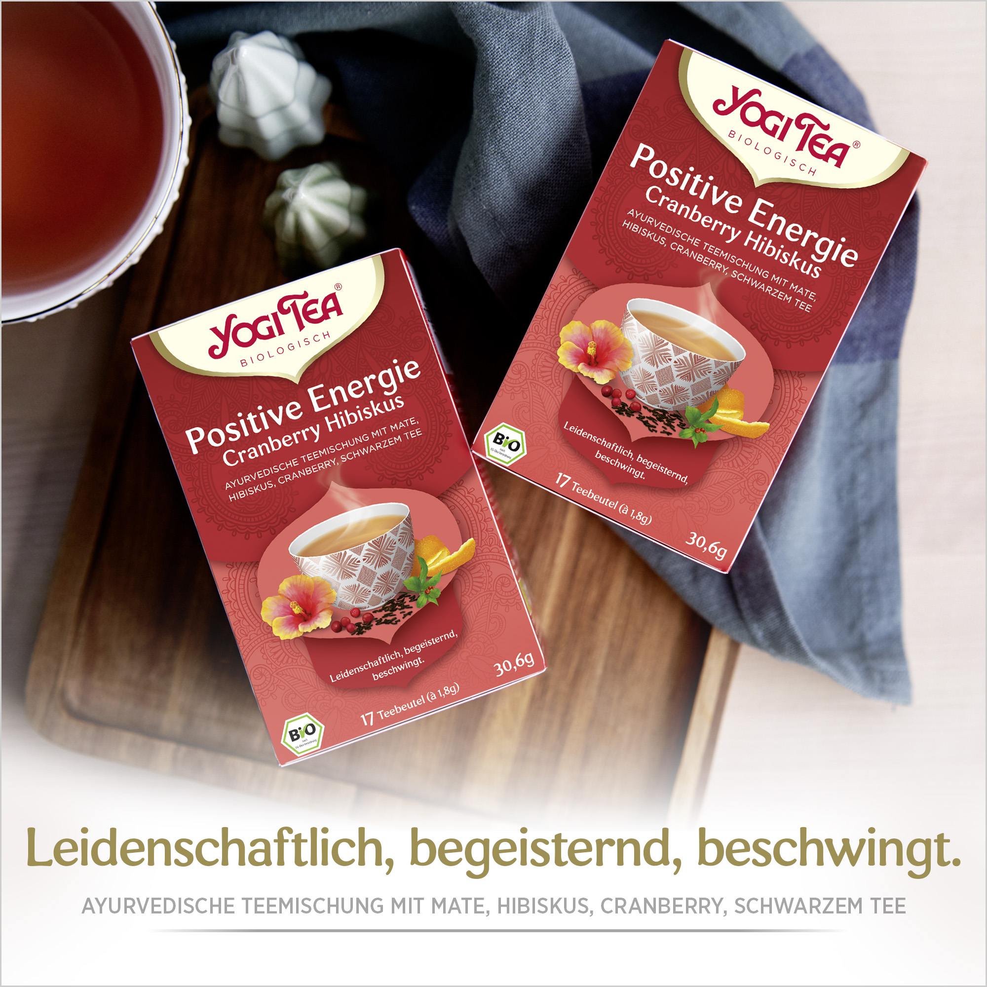 BIO YOGI TEA Positive Energie | 17 x 1,8g
