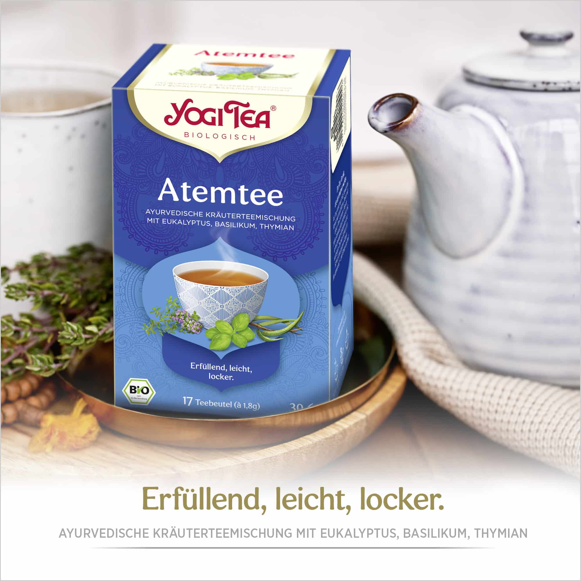 10 x BIO YOGI TEA Atemtee | 10 x 30,6g 