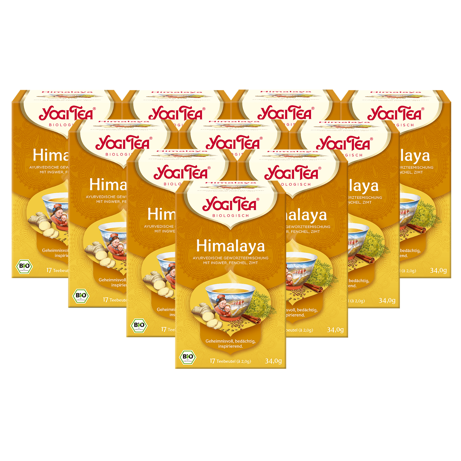 10 x BIO YOGI TEA Himalaya | 10 x 34g 