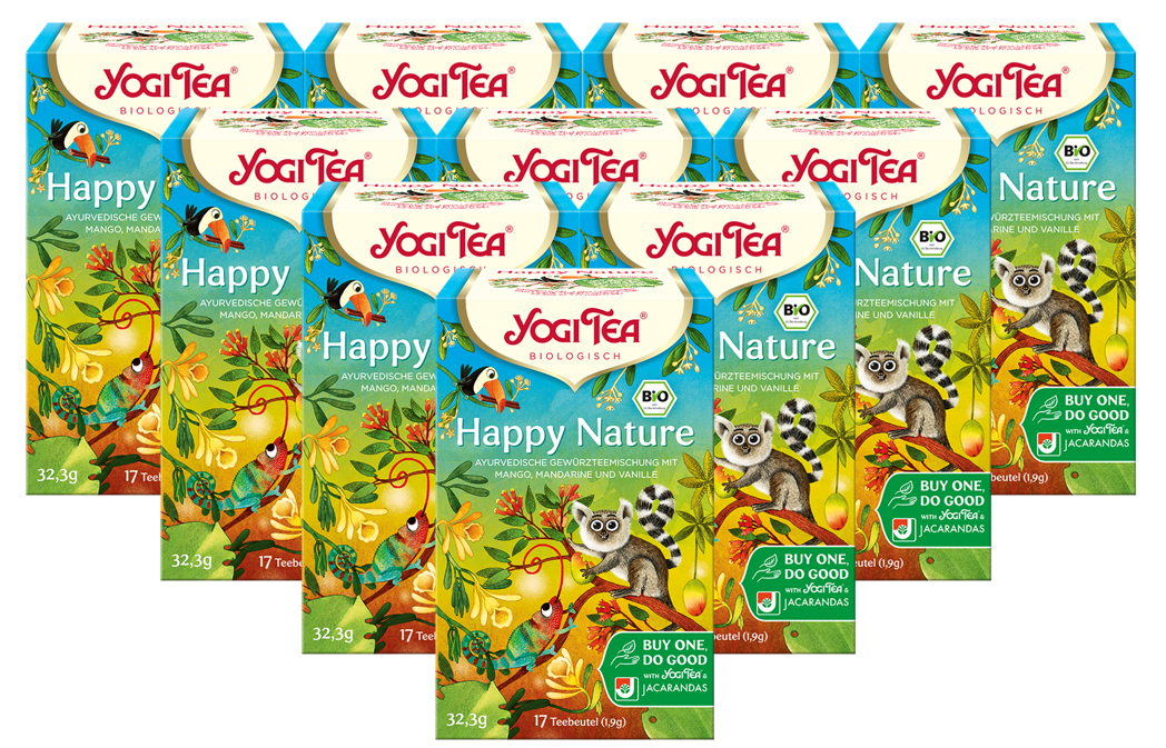 YOGI TEA Happy Nature Bio | 10 x 32,3g