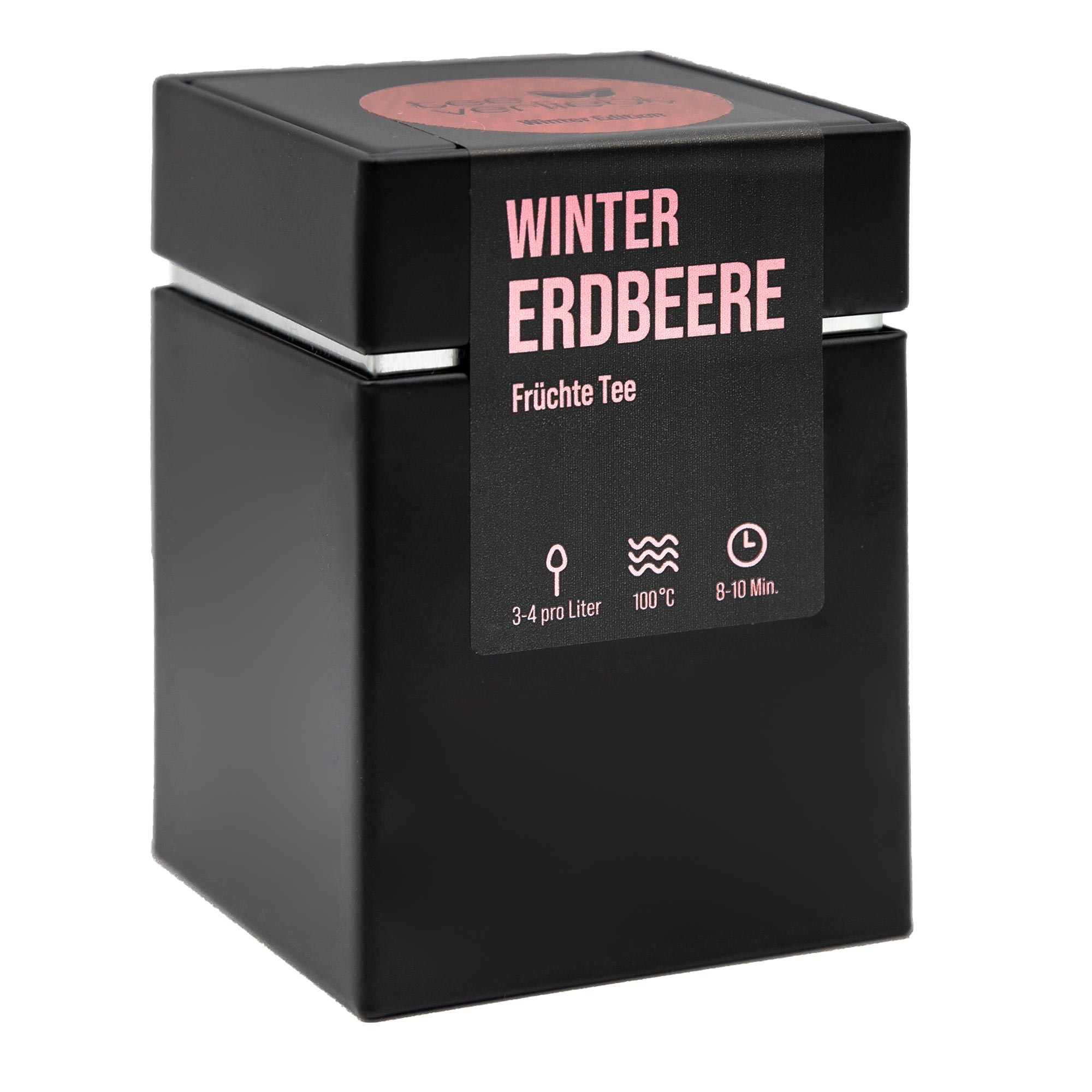 Winter Erdbeere Geschenkdose | 80g Früchtetee - Winter Edition