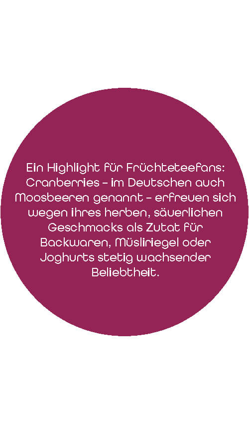 Früchtetee Cranberry Vanille | 1kg