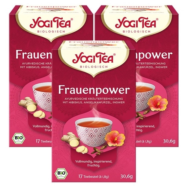 3 x BIO YOGI TEA Frauenpower | 3 x 30,6g