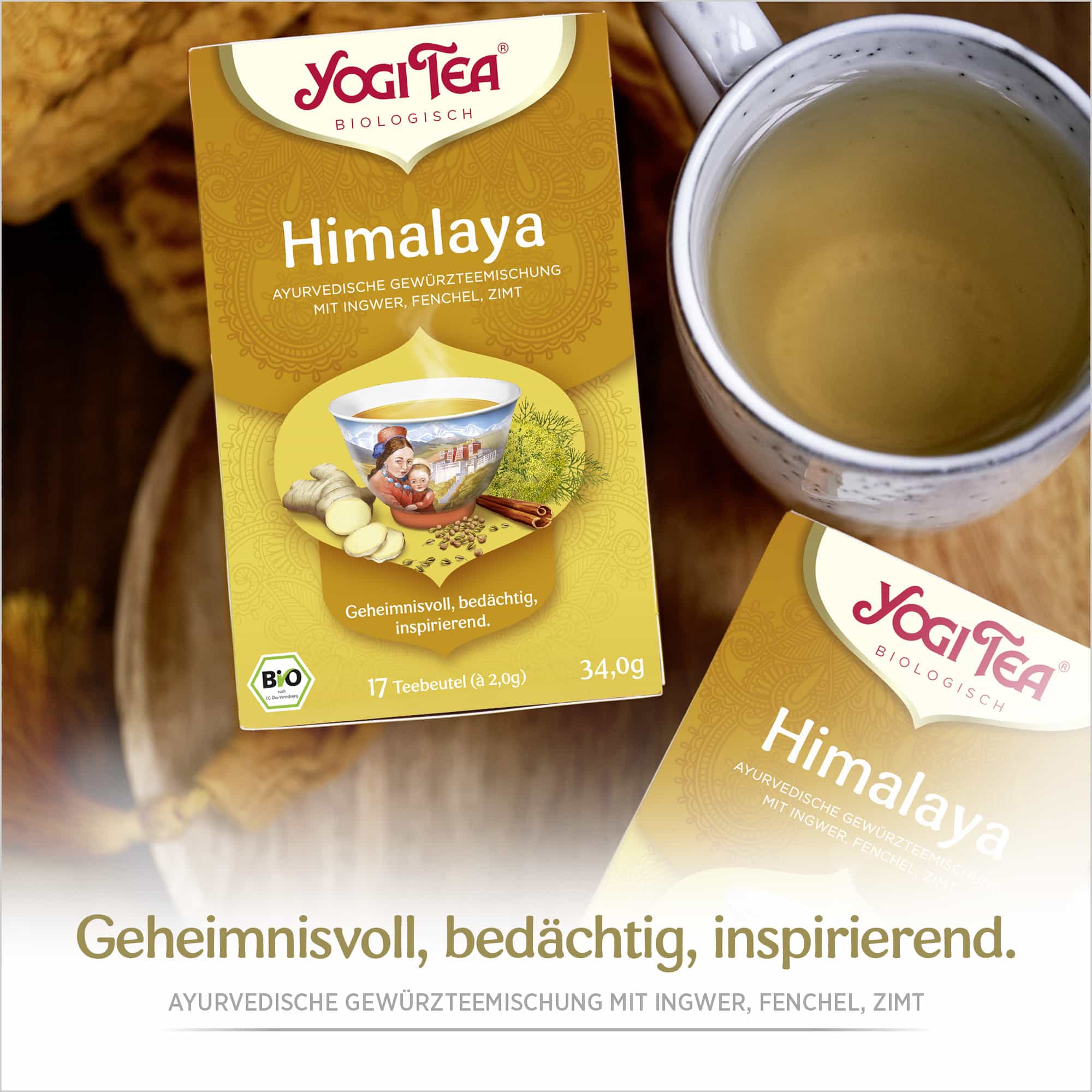 10 x BIO YOGI TEA Himalaya | 10 x 34g 